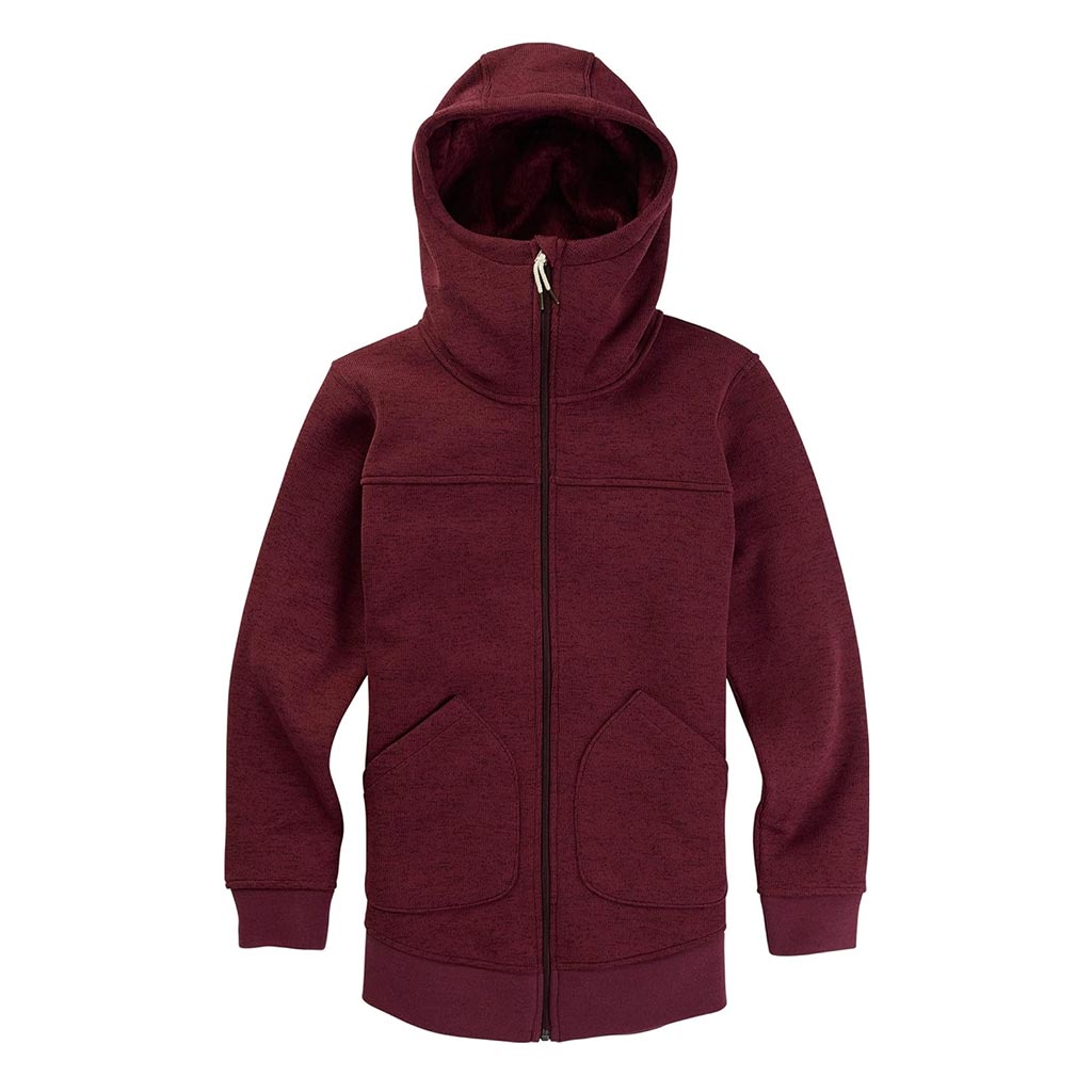 Burton 2019 Minxy Womens Zip Hoodie - Small - Port Royal Heather