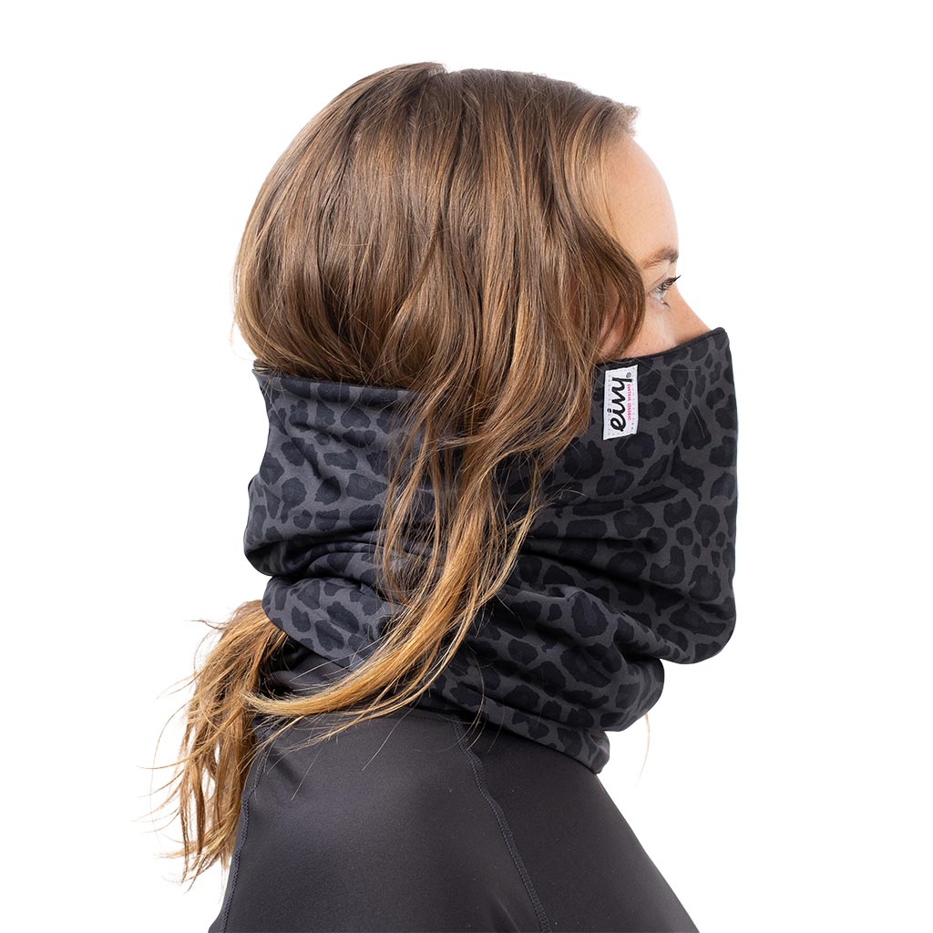 Eivy Colder Neckwarmer - Black Leopard