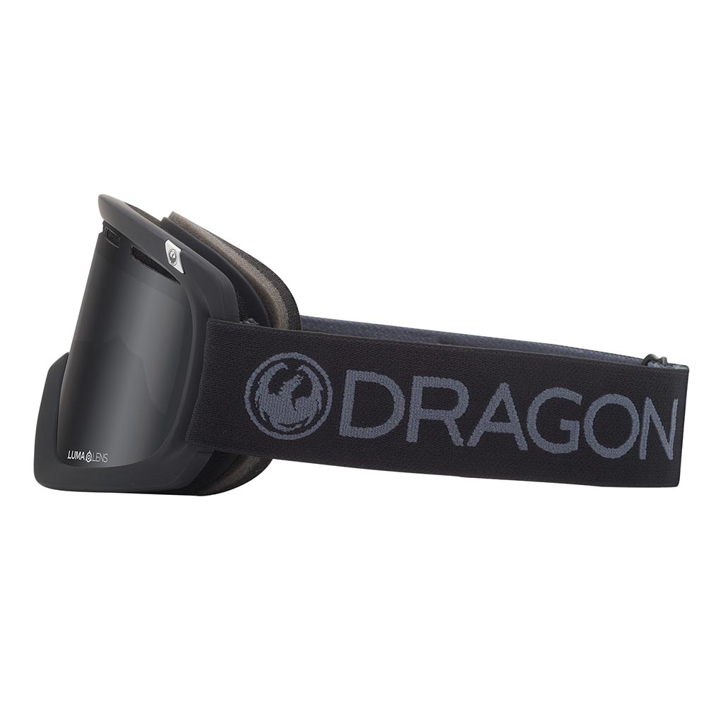 Dragon 2024 D1 OTG Goggle + Extra Lens - Blackout/Dark Smoke