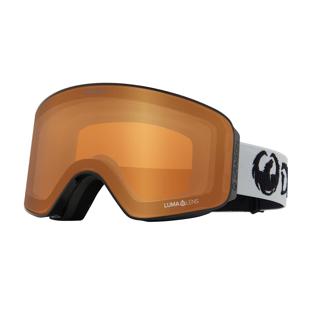 Dragon 2024 NFX Mag OTG Goggle + Extra Lens - Classic Grey/Gold Ion