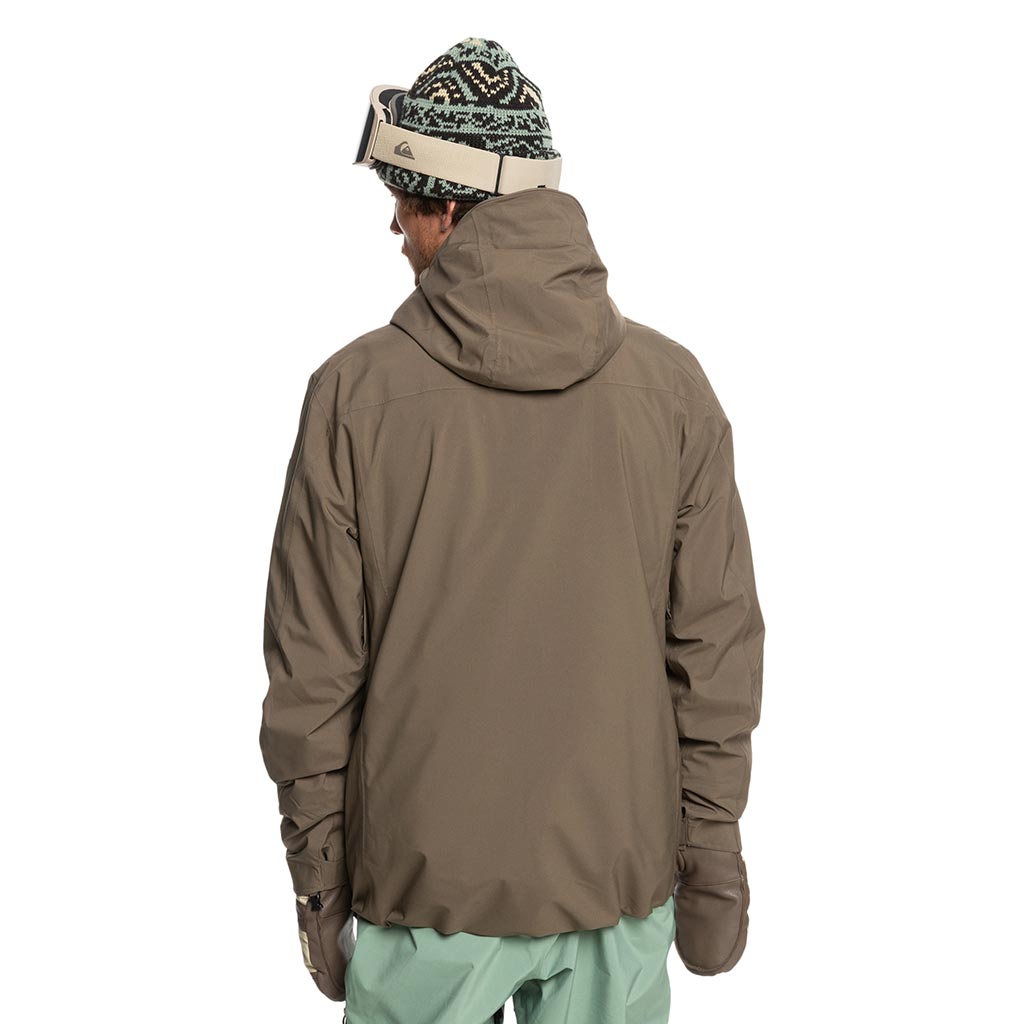 Quiksilver 2025 Quest Stretch 20K Jacket - Canteen