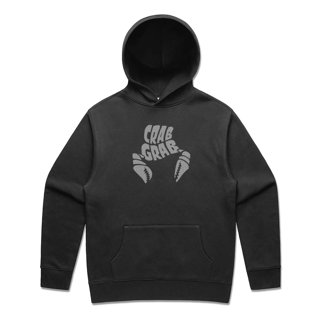 Crab Grab Twisted Hoodie - Black