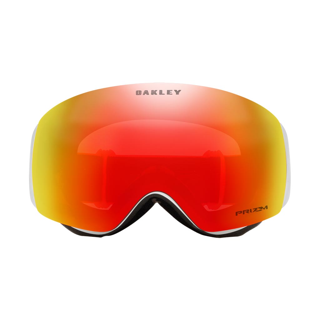 Oakley Flight Deck M Prizm Snow Goggle - Matte White/Torch