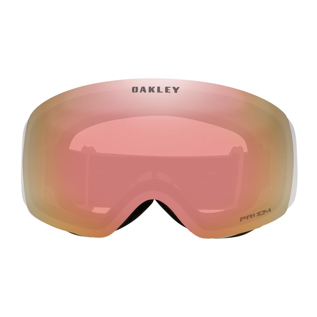 Oakley Flight Deck M Prizm Snow Goggle - Matte White/Rose Gold