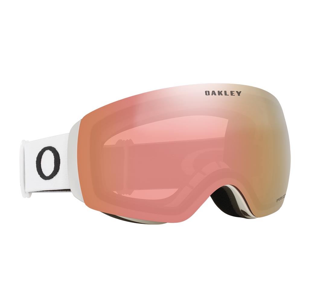 Oakley Flight Deck M Prizm Snow Goggle - Matte White/Rose Gold