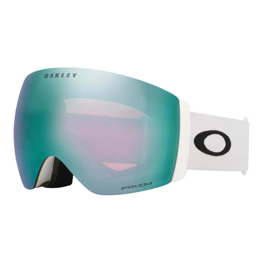Oakley Flight Deck Pro L Prizm Snow Goggle + Extra Lens - White/Sapphire
