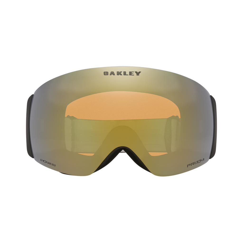 Oakley Flight Deck Pro M Prizm Snow Goggle + Extra Lens - Matte Black/Sage Gold