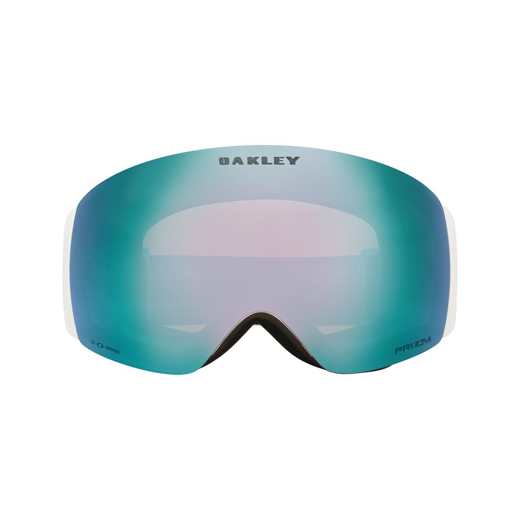 Oakley Flight Deck Pro M Prizm Snow Goggle + Extra Lens - White/Sapphire