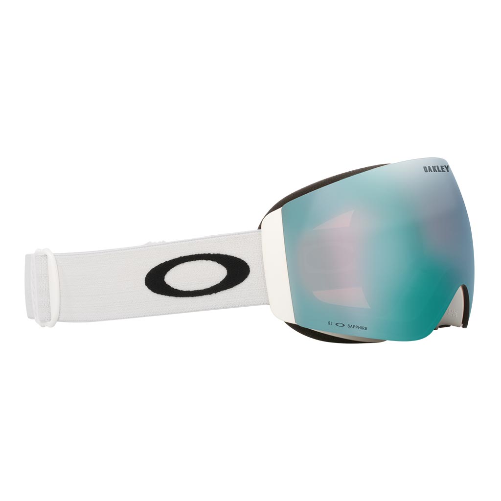 Oakley Flight Deck Pro M Prizm Snow Goggle + Extra Lens - White/Sapphire