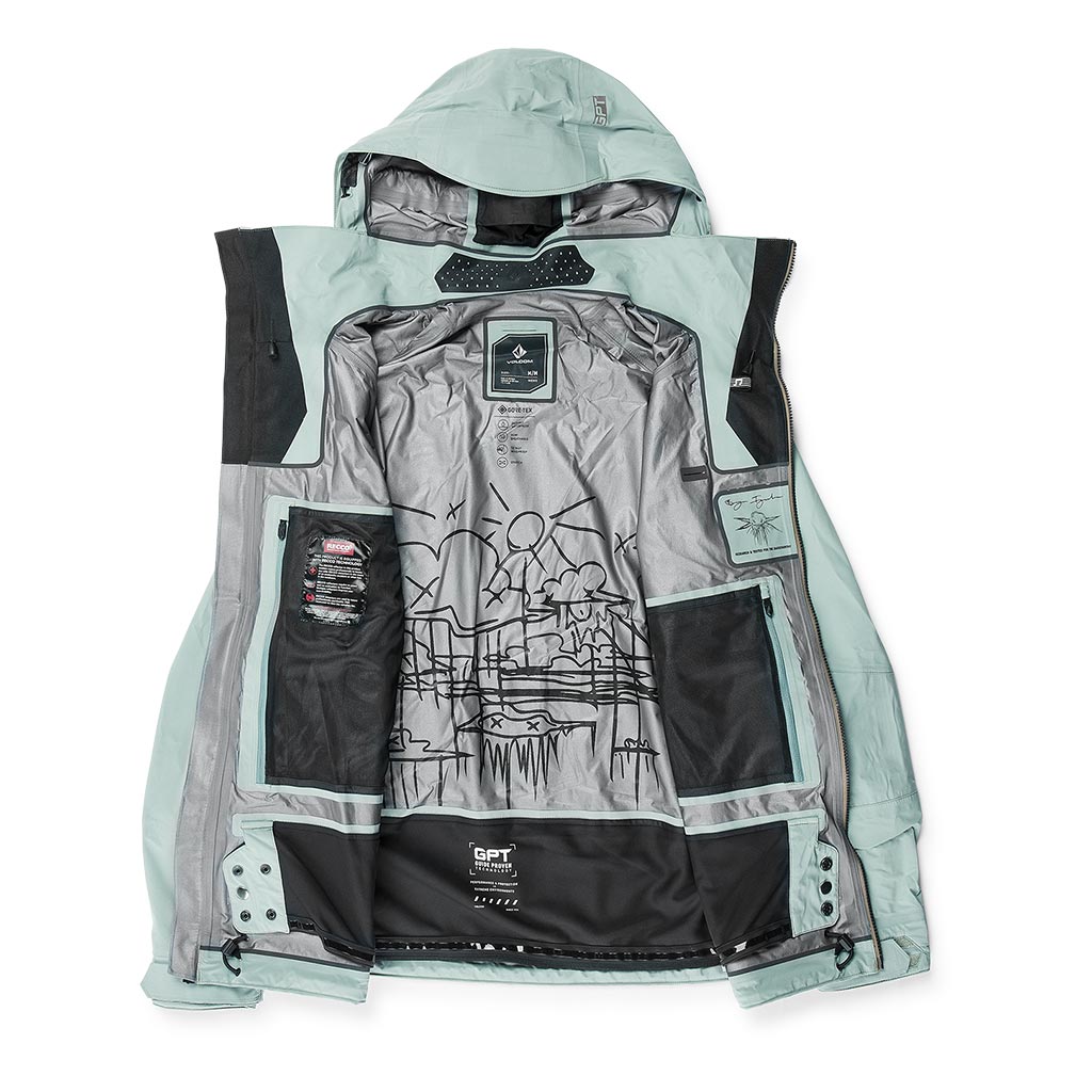 Volcom 2025 Guch Stretch Gore Jacket - Agave