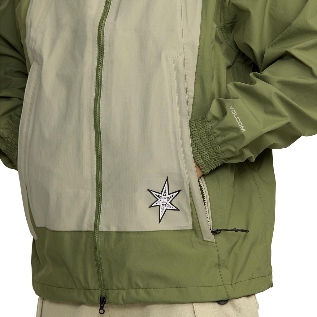 Volcom 2026 Arthur 3L Jacket - Dark Olive
