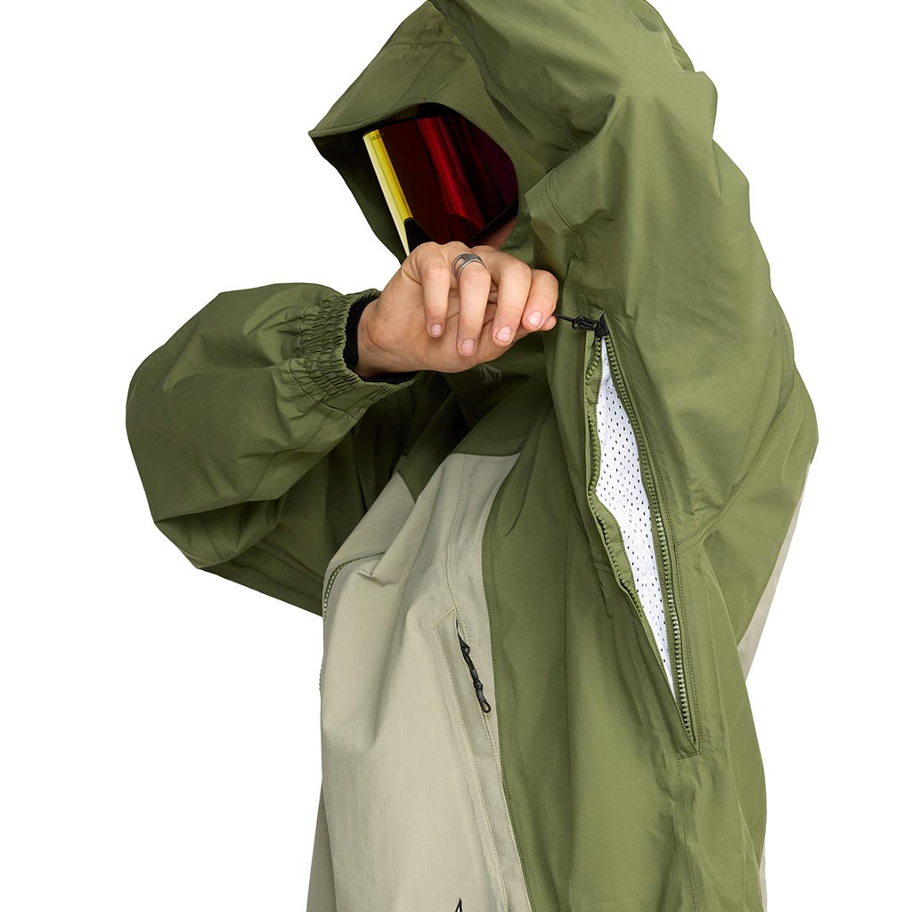 Volcom 2026 Arthur 3L Jacket - Dark Olive