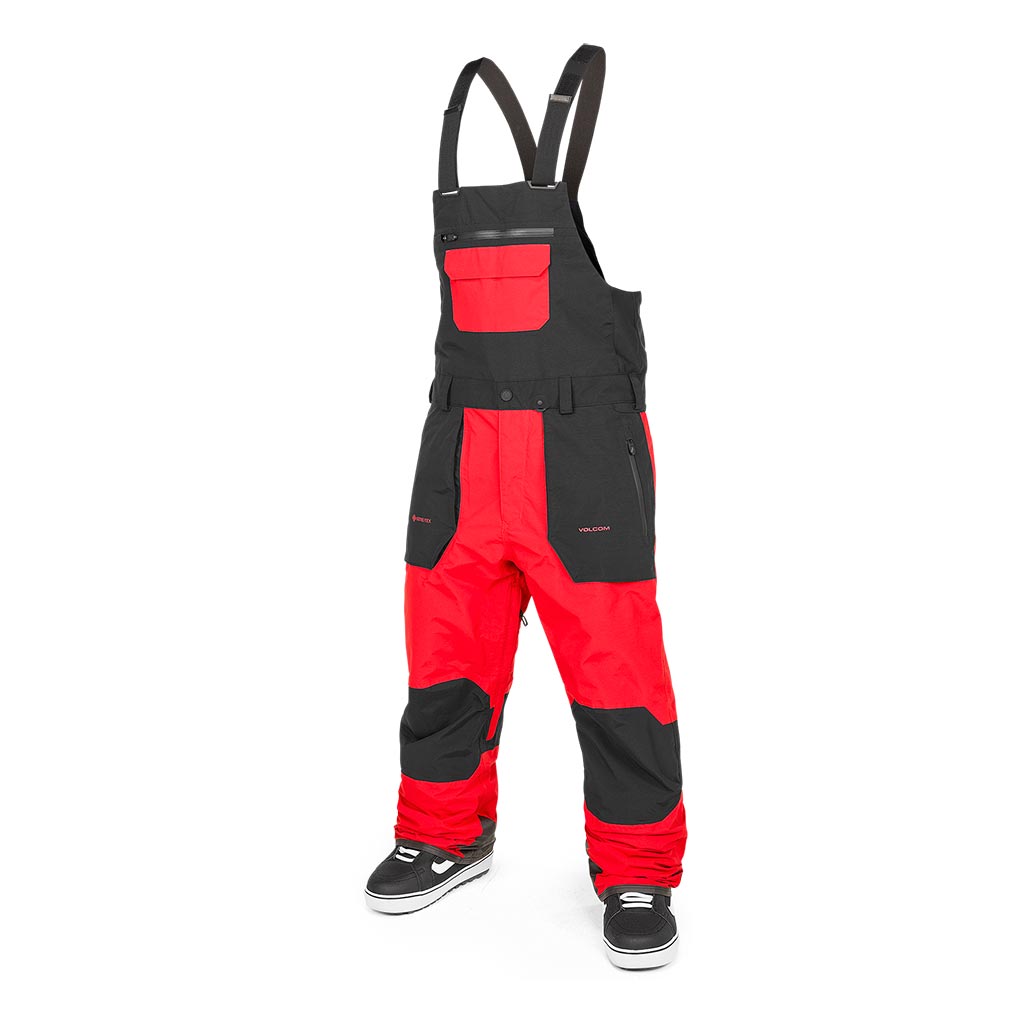 Volcom 2025 Rain Gore-Tex Bib Pant - Crimson