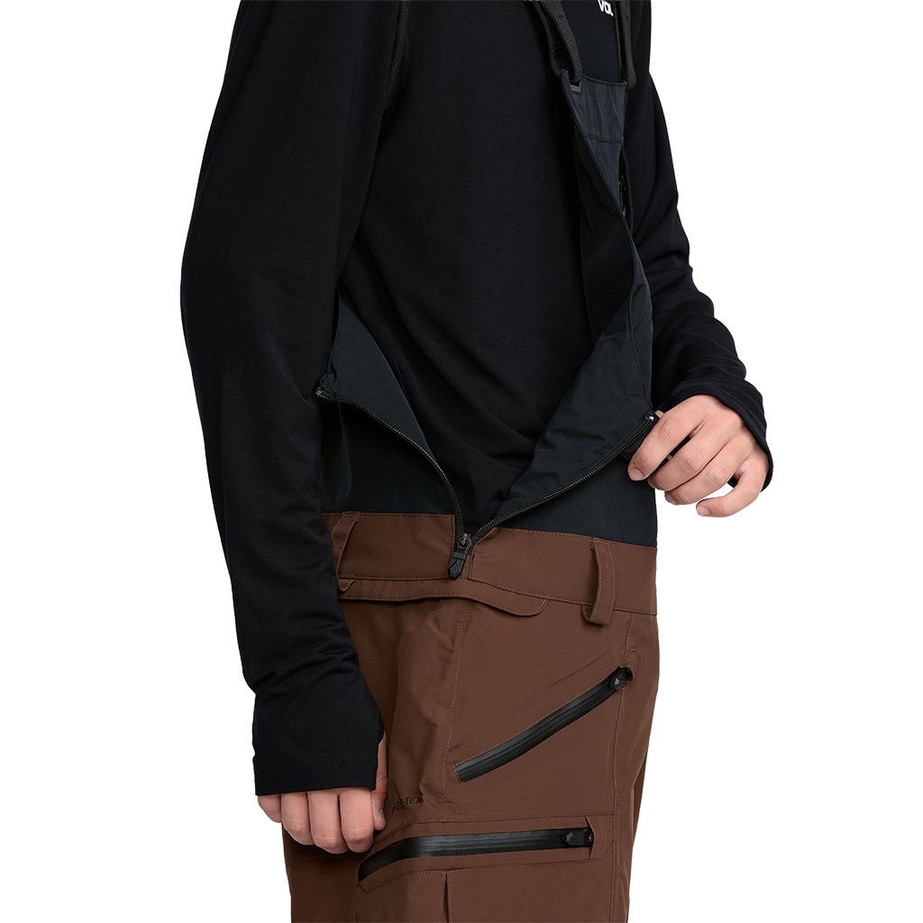 Volcom 2026 Rain Gore-Tex Bib Pant - Brown