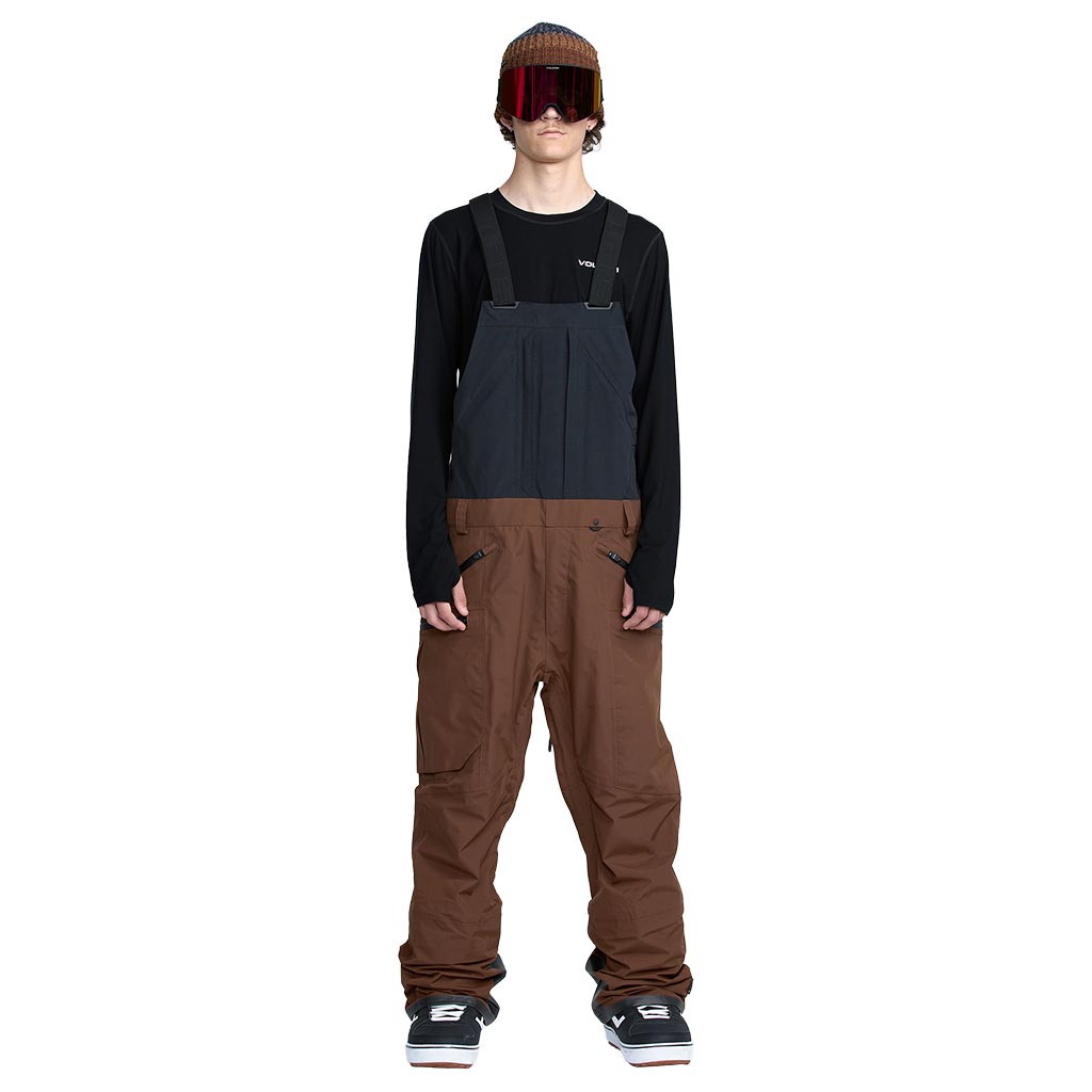 Volcom 2026 Rain Gore-Tex Bib Pant - Brown