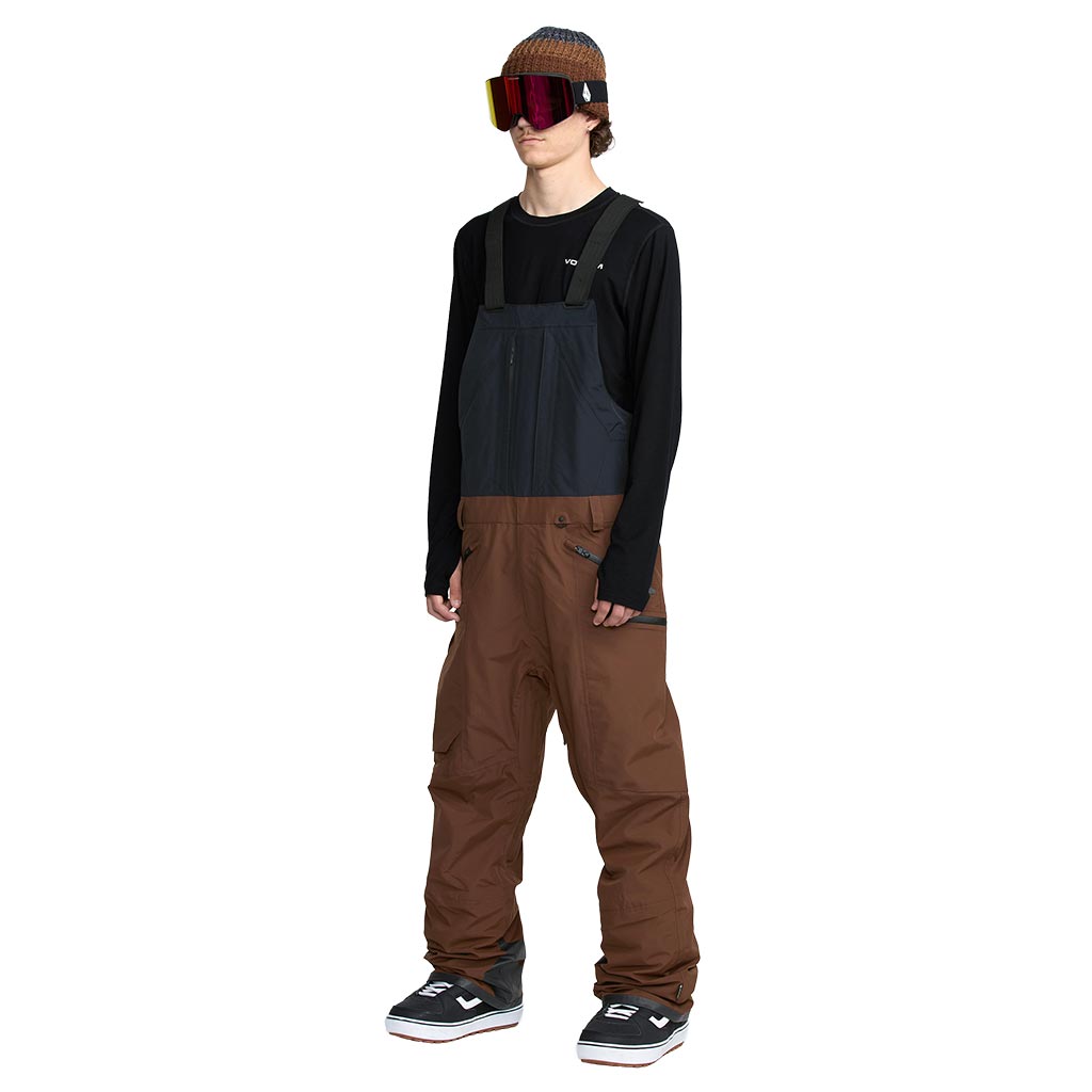 Volcom 2026 Rain Gore-Tex Bib Pant - Brown