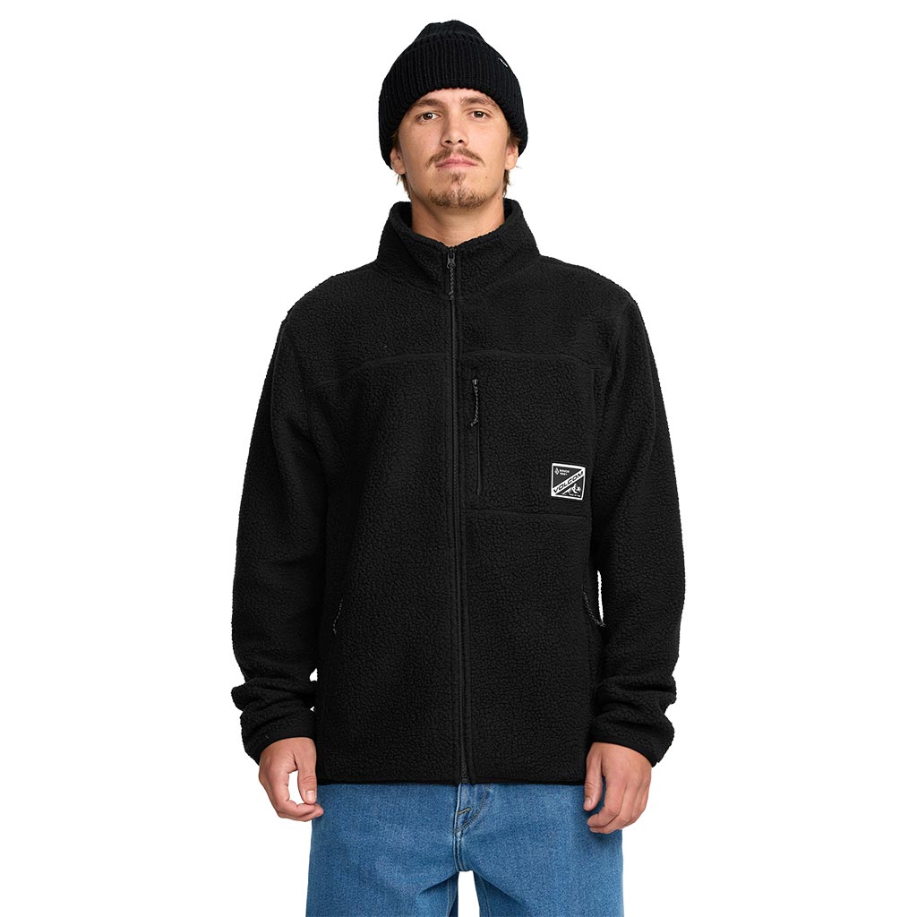 Volcom 2026 Nelson Sherpa Full Zip - Black
