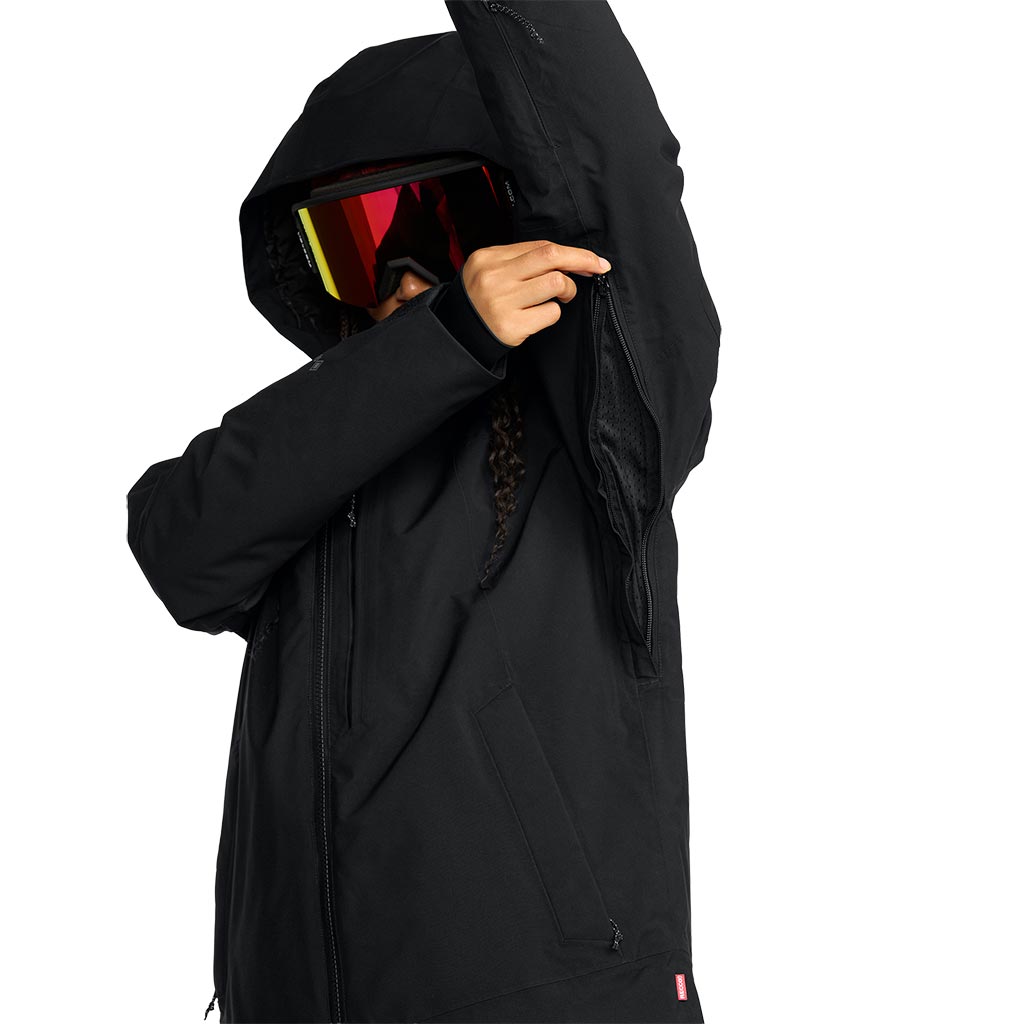 Volcom 2026 Womens 3D Stretch Gore-Tex Jacket - Black