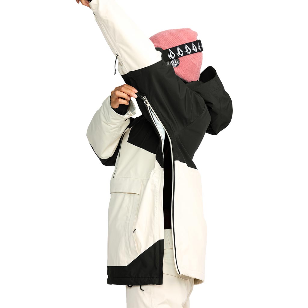 Volcom 2026 Womens Fern Insulated Gore-Tex Pullover - Bone