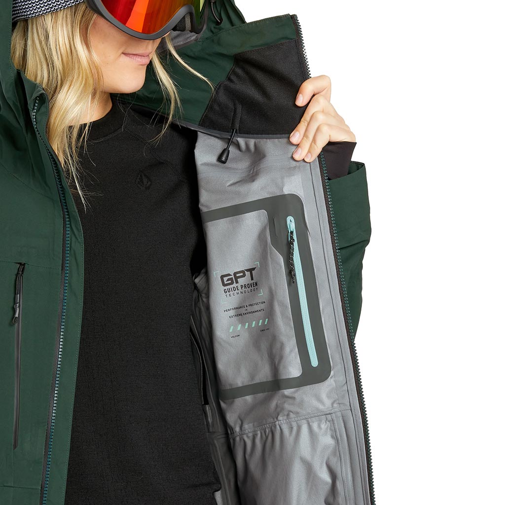 Volcom Womens VS 3L Stretch Gore-Tex Jacket - Scarab