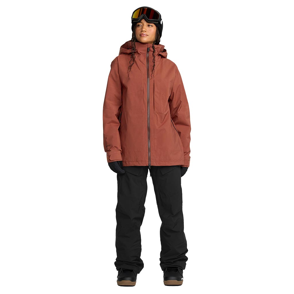 Volcom 2026 Womens AT Stretch Gore-Tex Jacket - Henna