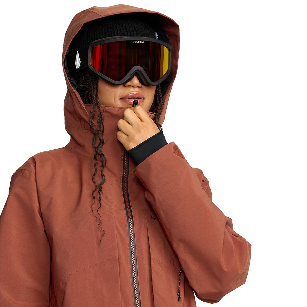 Volcom 2026 Womens AT Stretch Gore-Tex Jacket - Henna