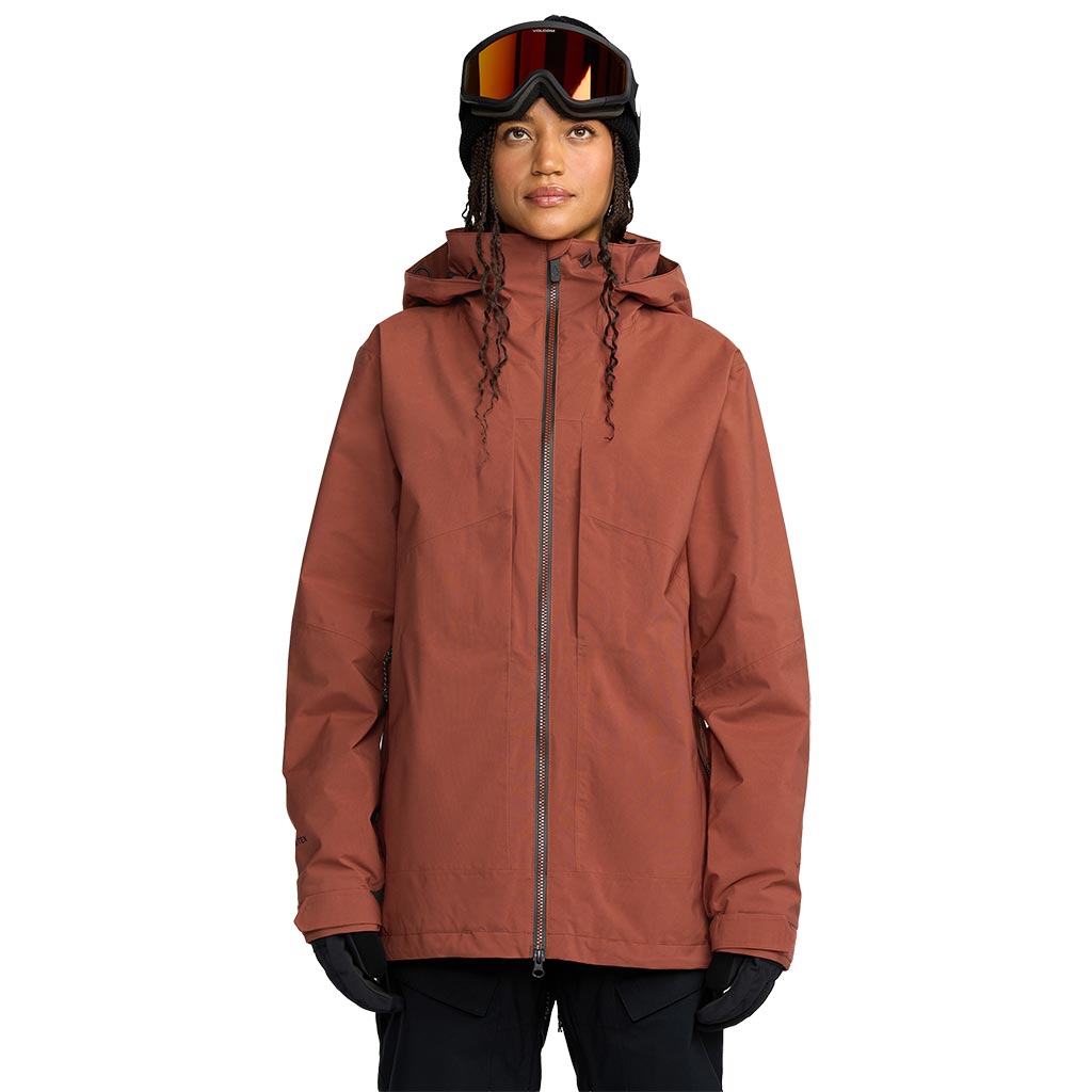 Volcom 2026 Womens AT Stretch Gore-Tex Jacket - Henna