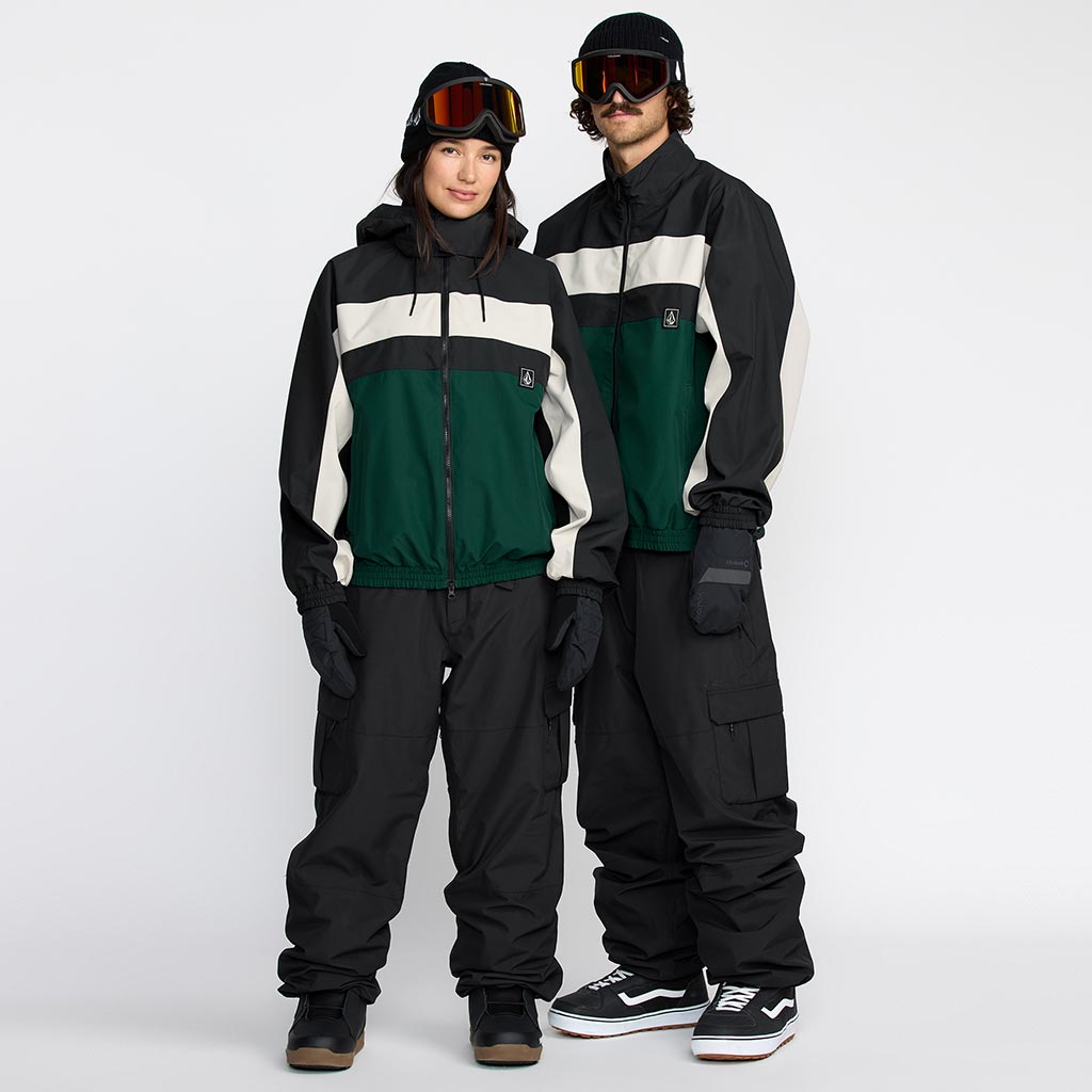 Volcom 2026 Womens DLM Jacket - Black Green