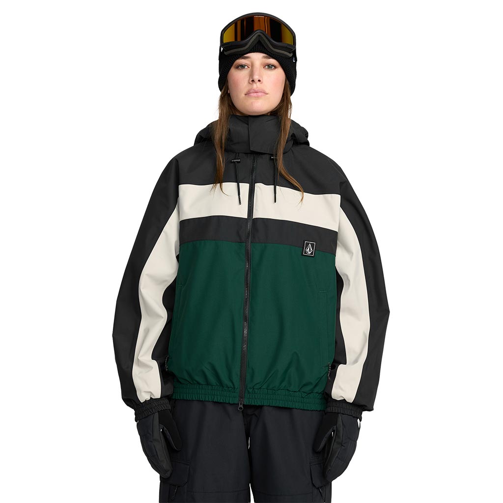 Volcom 2026 Womens DLM Jacket - Black Green