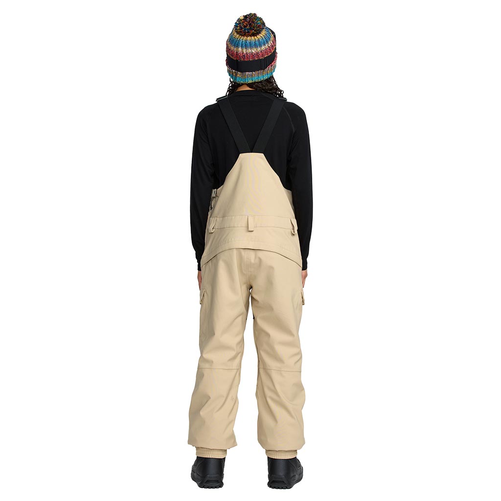Volcom 2026 Womens Creston 3D Stretch Bib Pant - Oatmeal
