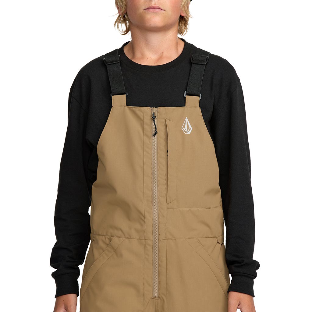 Volcom 2026 Kids Barkley Insulated Bib Pant - Bronze