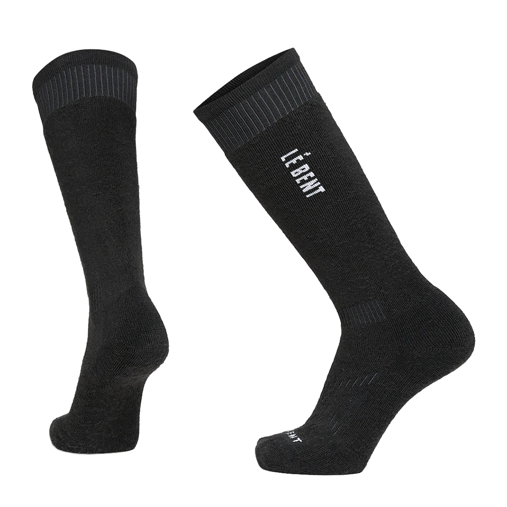 Le Bent Full Cushion Logo Sock - Black