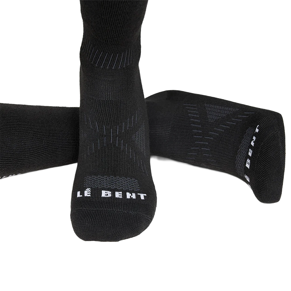 Le Bent Full Cushion Logo Sock - Black