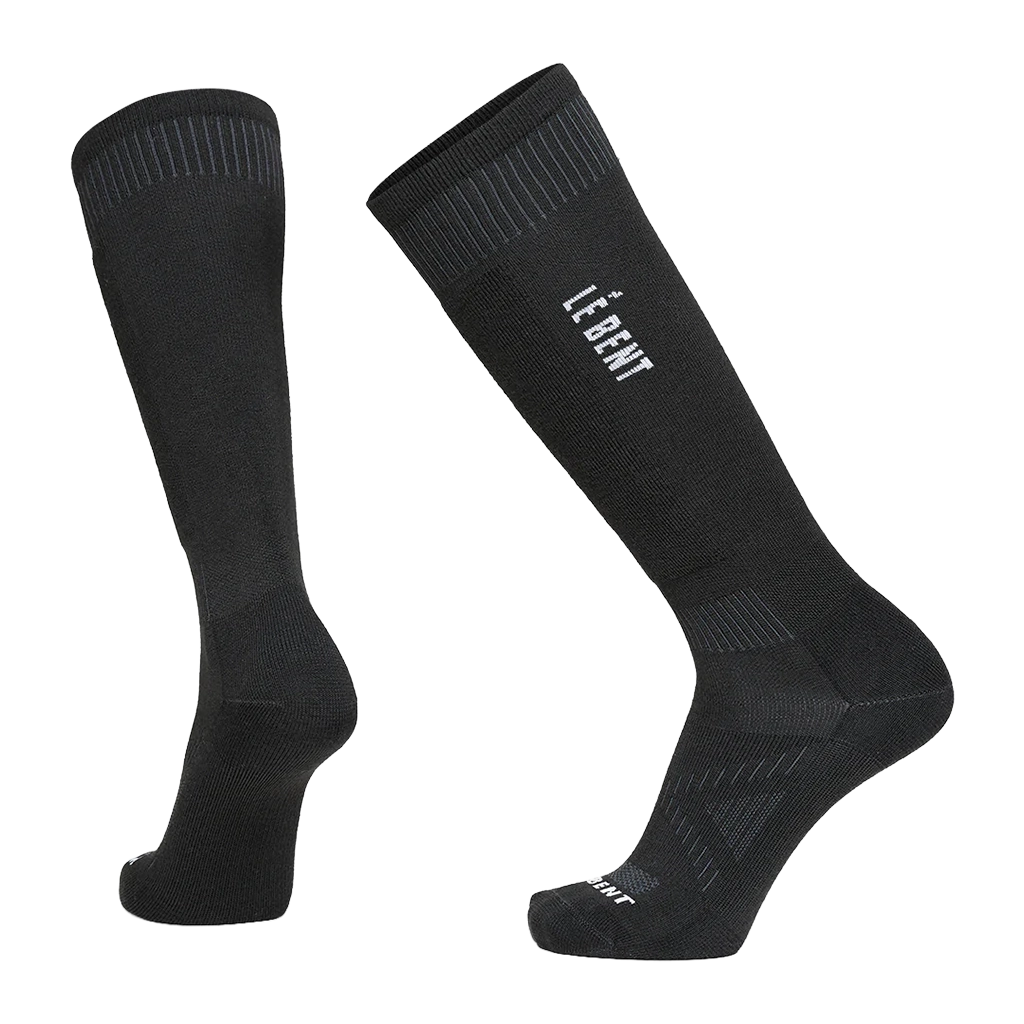 Le Bent Shred Targeted Cushion Snow Sock - Black