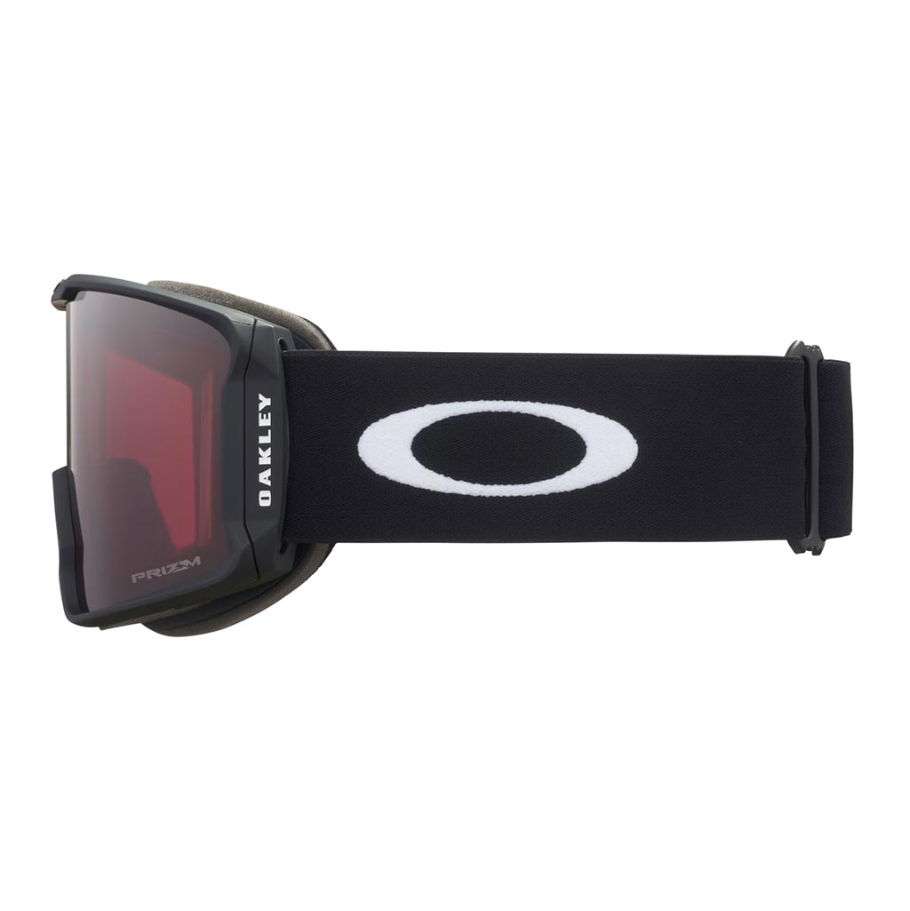 Oakley Line Miner Small Prizm Snow Goggle - Matte Black/Garnet