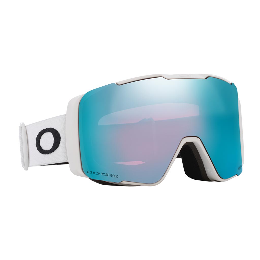 Oakley Line Miner Pro M Asian Fit Goggle + Extra Lens - White/Sapphire