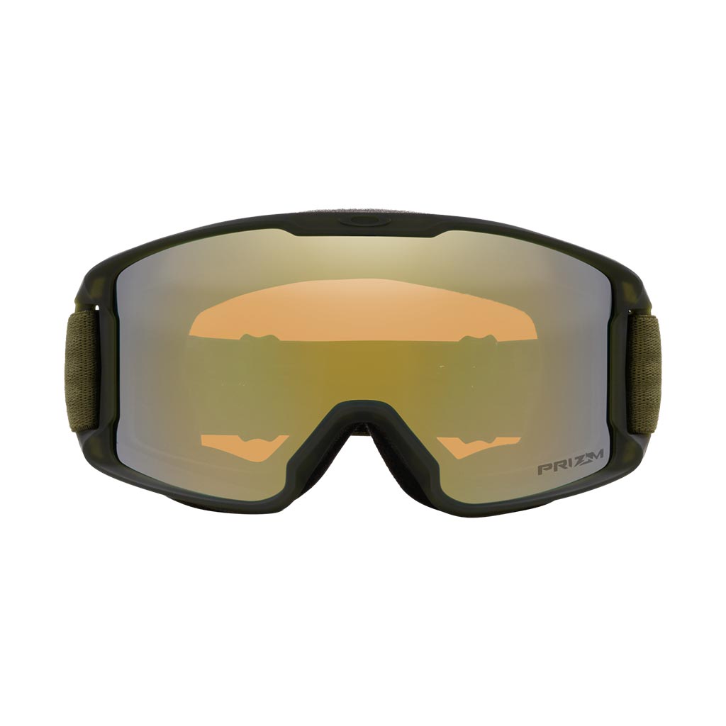 Oakley Line Miner Small Prizm Snow Goggle - Matte B1B Dark Brush/Sage Gold