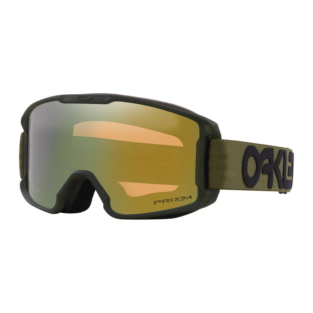 Oakley Line Miner Small Prizm Snow Goggle - Matte B1B Dark Brush/Sage Gold