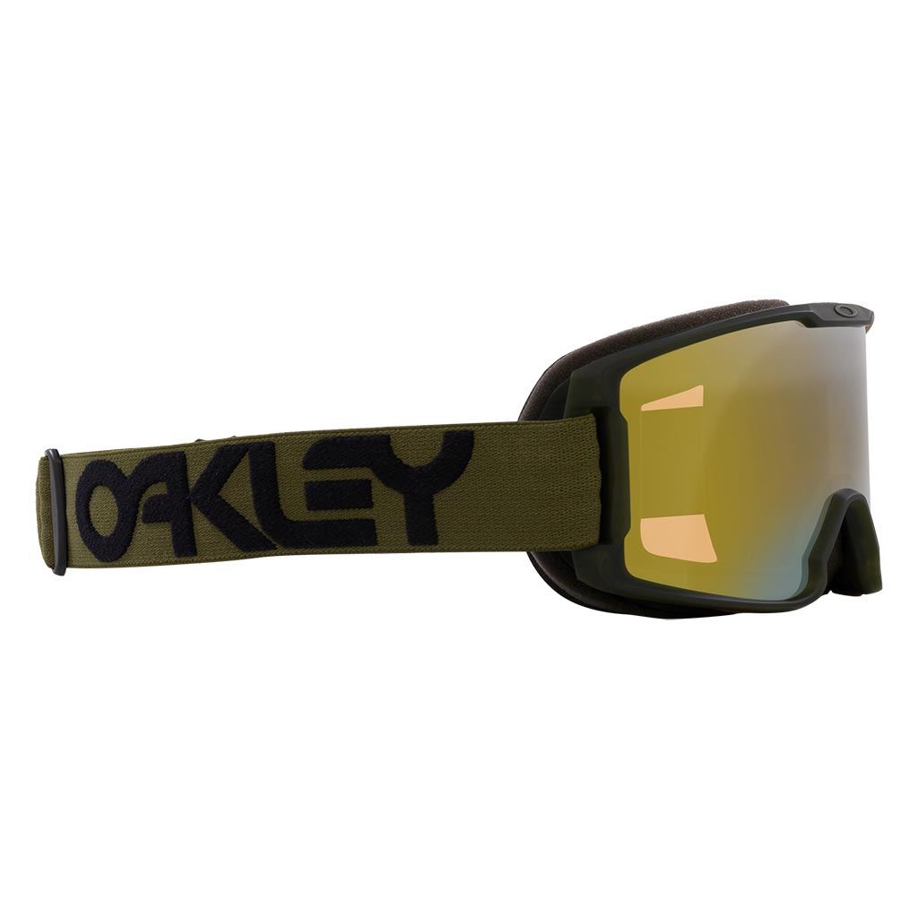 Oakley Line Miner Small Prizm Snow Goggle - Matte B1B Dark Brush/Sage Gold