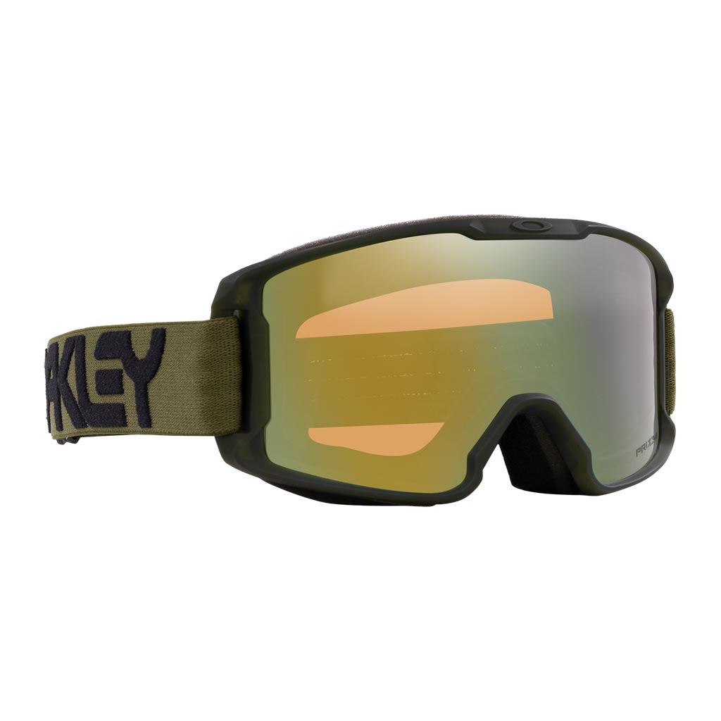 Oakley Line Miner Small Prizm Snow Goggle - Matte B1B Dark Brush/Sage Gold
