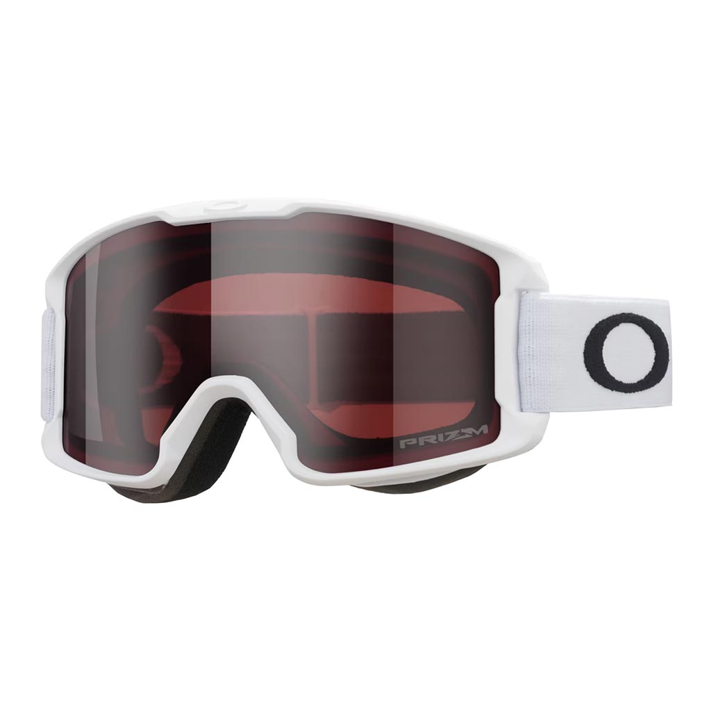 Oakley Line Miner Small Prizm Snow Goggle - Matte White/Garnet