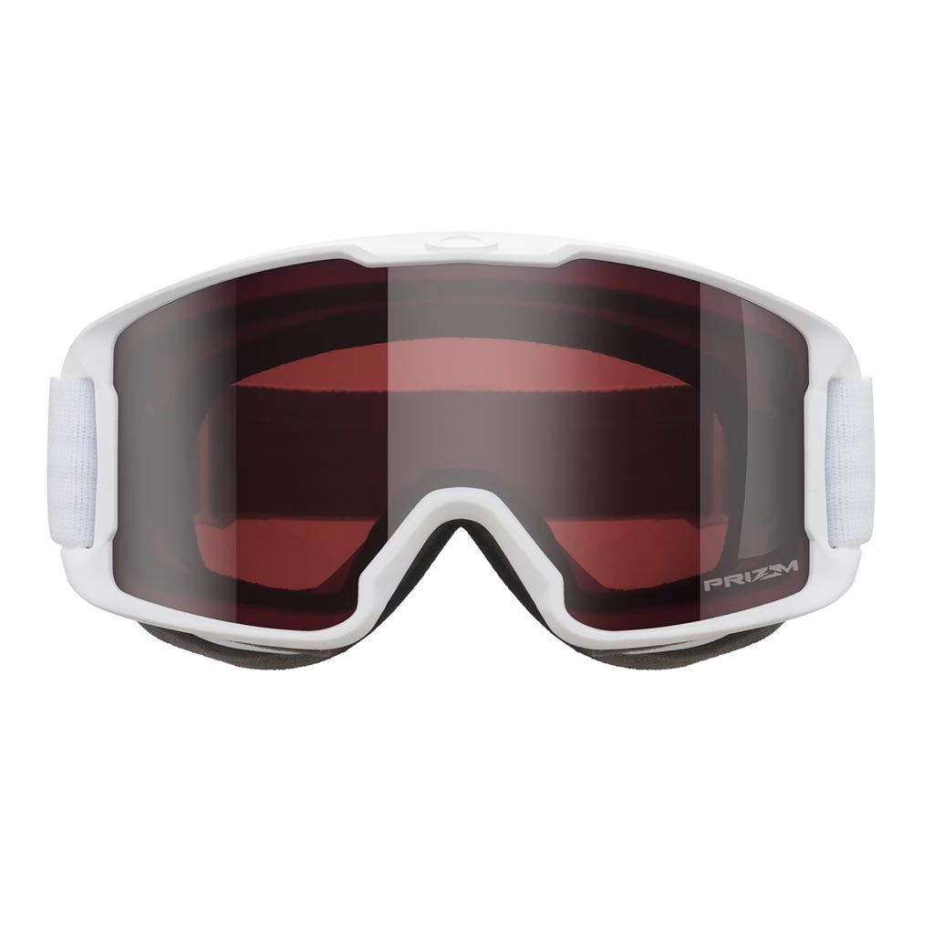 Oakley Line Miner Small Prizm Snow Goggle - Matte White/Garnet