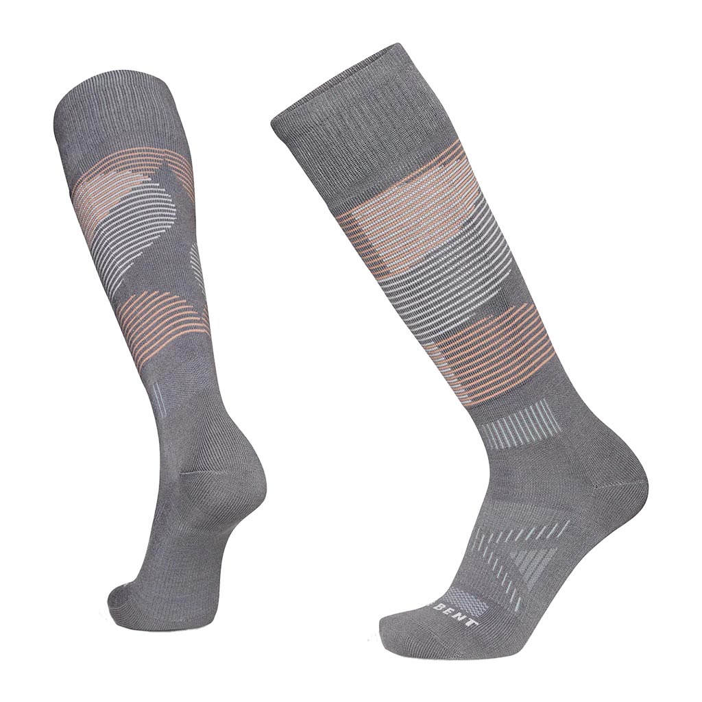 Le Bent Shred Targeted Cushion Snow Sock - Smoke Pearl