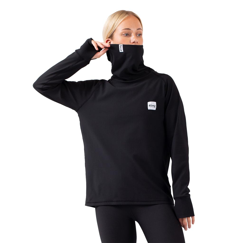 Eivy Loose Fit Gaiter Top - Black