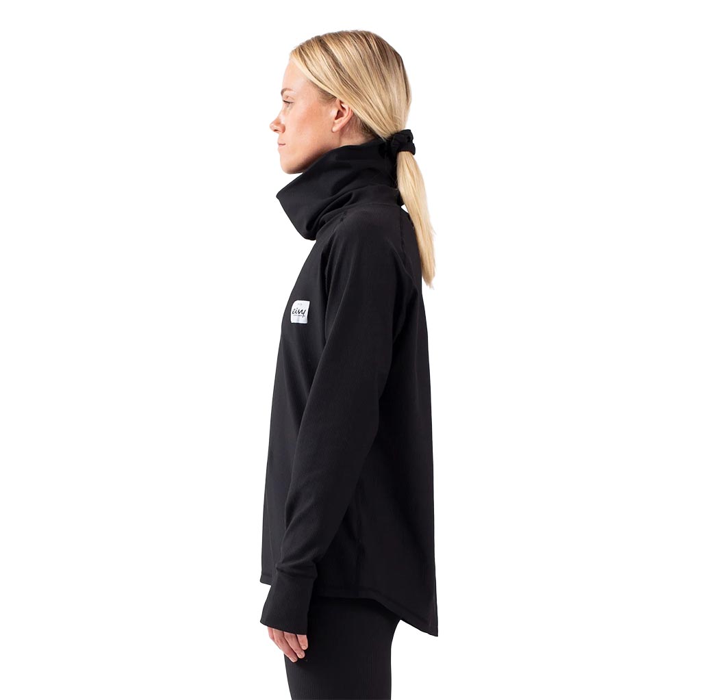 Eivy Loose Fit Gaiter Top - Black