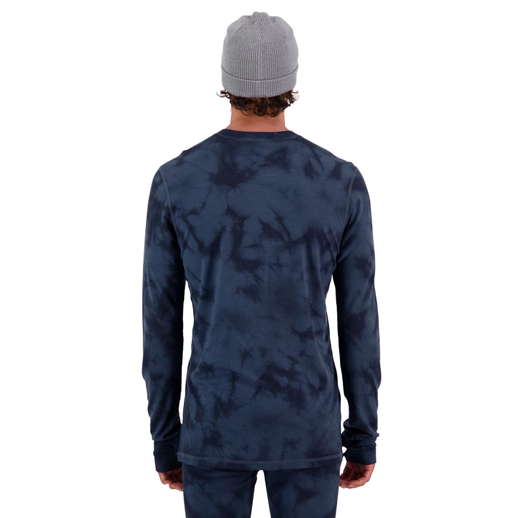 Mons Royale Cascade Merino Flex LS Thermal Top - Powder Storm Tie Dye