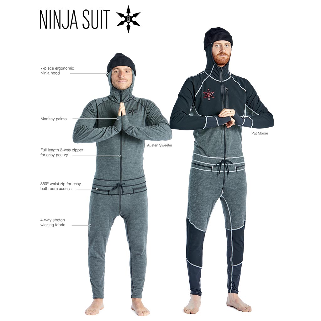 Airblaster Hoodless Ninja Suit - Black