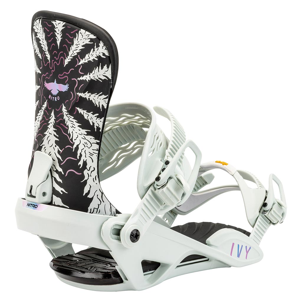 Nitro 2025 Womens Ivy Bindings - Raven - S/M