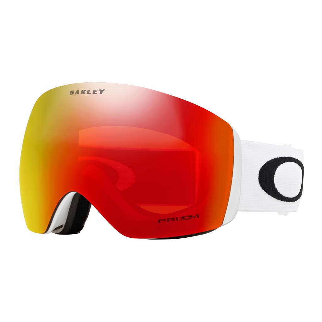 Oakley Flight Deck L Prizm Snow Goggle - Matte White/Torch