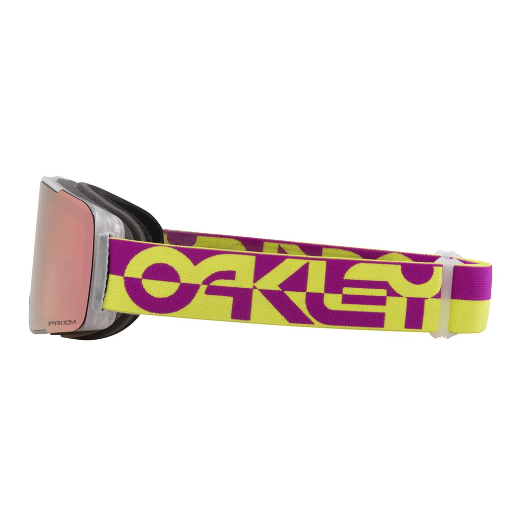 Oakley Line Miner Pro M Prizm Snow Goggle + Extra Lens - Purple Yellow Duality/Rose Gold